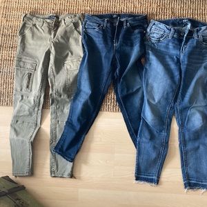 Silver denim lot